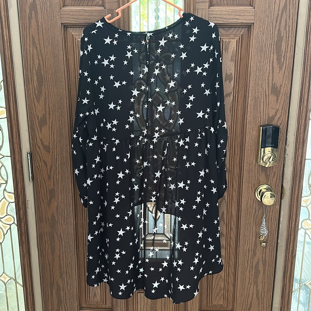 đ 006 Cato Sz L Hi-Lo Sheer Top đ - Picture 4 of 8